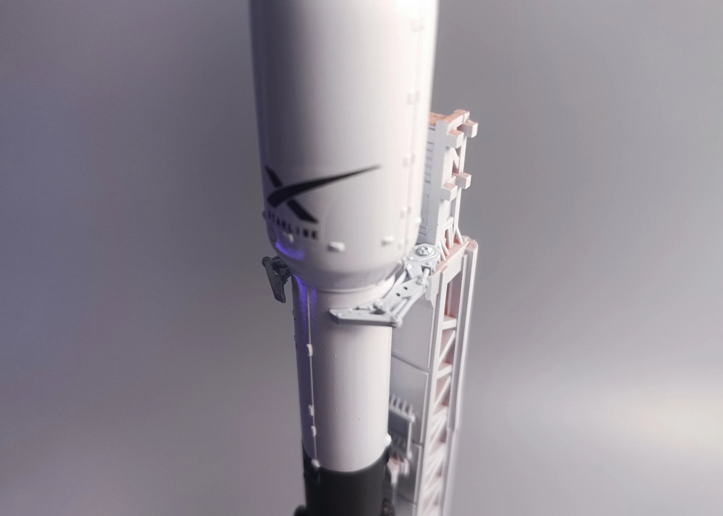 SpaceX Falcon 9 at Launch Pad model 1:200 (35 CM)