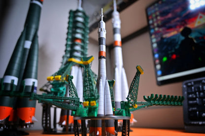 Soyz 2.1A on the launch pad Russian rocket high quality model