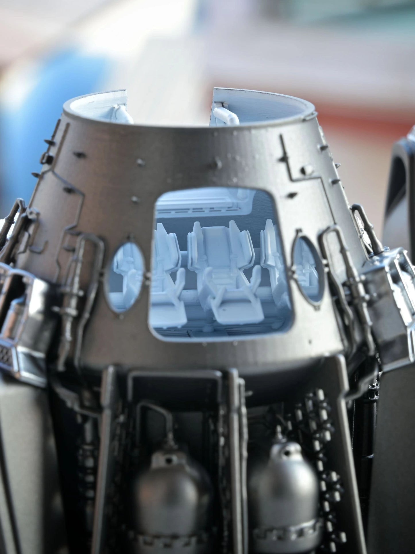 SpaceX Crew Dragon model of the chair for astronauts